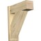 Ekena Millwork Traditional Block Rough Sawn Outlooker, Douglas Fir, 8"W x 22"D x 26"H OUT08X22X26TRA05RDF - alternate 1